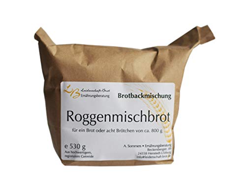 Leidenschaft-Brot - Brotbackmischung Roggenmischbrot ca. 530 g Leidenschaft-Brot - Brotbackmischung Roggenmischbrot ca. 530 g von Leidenschaft-Brot Ernährungsberatung