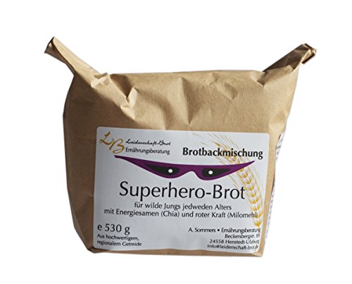 Superhero Brot Brotbackmischung Superhero Brot Brotbackmischung von Leidenschaft-Brot Ernährungsberatung