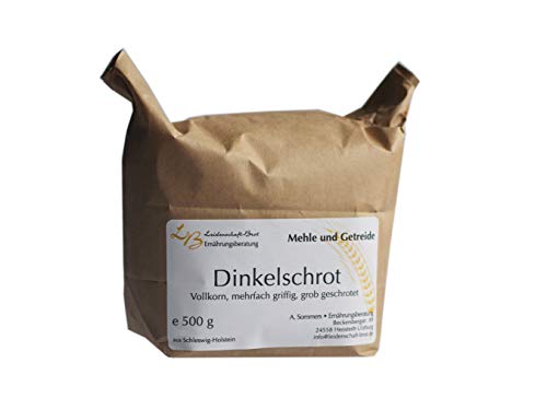 0,5 kg Dinkelschrot, extra griffig, vollkorn 0,5 kg Dinkelschrot, extra griffig, vollkorn von Leidenschaft-Brot