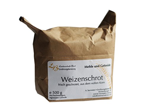 0,5 kg Weizenschrot Vollkorn aus konventionellen Anbau aus Schleswig-Holstein von Leidenschaft-Brot