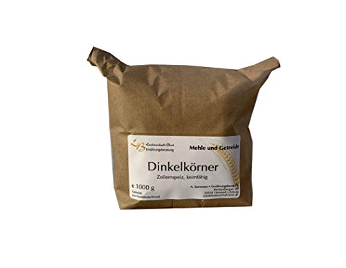 1000 g Dinkelkörner Sorte Zollernspelz 1000 g Dinkelkörner Sorte Zollernspelz von Leidenschaft-Brot