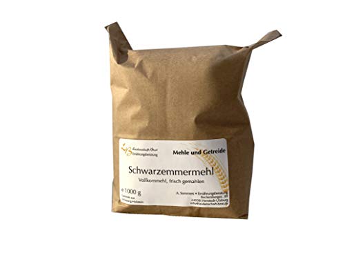 1000 g Emmervollkornmehl, Schwarzemmer, weitestgehend entwest, frisch gemahlen von Leidenschaft-Brot