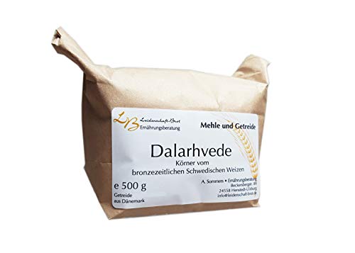1000 g Körner vom Dalarweizen (Dalarhvede), entspelzt und keimfähig von Leidenschaft-Brot