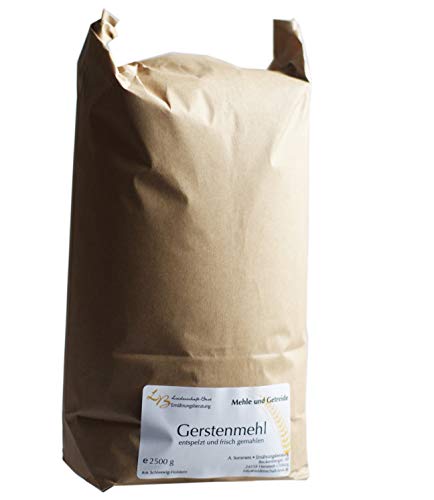 2,5 kg Gerstenmehl, vollkorn, frisch gemahlen 2,5 kg Gerstenmehl, vollkorn, frisch gemahlen von Leidenschaft-Brot