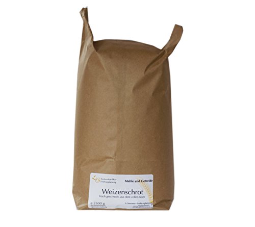 2,5 kg Weizenschrot Vollkorn aus konventionellen Anbau aus Schleswig-Holstein 2,5 kg Weizenschrot Vollkorn aus konventionellen Anbau aus Schleswig-Holstein von Leidenschaft-Brot