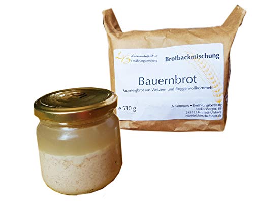 Bauernbrot Weizen/Roggen Brotbackmischung mit frischem Sauerteig Bauernbrot Weizen/Roggen Brotbackmischung mit frischem Sauerteig von Leidenschaft-Brot