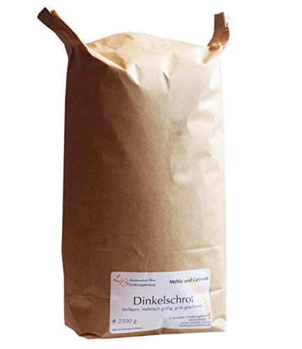 2,5 kg Dinkelschrot, extra griffig, vollkorn 2,5 kg Dinkelschrot, extra griffig, vollkorn von Leidenschaft-Brot