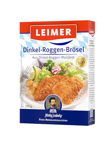 LEIMER Dinkel-Roggen-Brösel 250g - Inspriert vom bayerischen König Ludwig II. mit lockerer und zarter Strktur für einen malzigen crisp ( 1x 250g) von Leimer