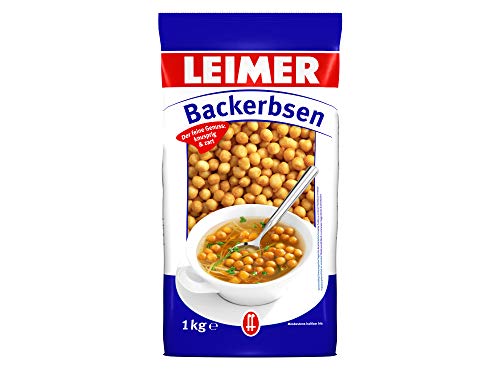 LEIMER Backerbsen 1 kg - Traditionell bayerische Suppeneinlage aus kleinen Teigkügelchen (4 x 1kg) von Leimer