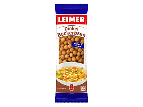 Leimer Dinkel-Backerbsen, 25er Pack (25 x 100 g), 037933 von Leimer