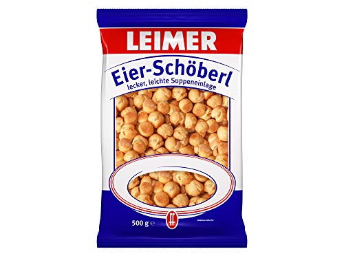 LEIMER Eierschöberl 500g - Locker leichte Suppeneinlage aus vegetarischem Brandteig (1 x 500g) LEIMER Eierschöberl 500g - Locker leichte Suppeneinlage aus vegetarischem Brandteig (1 x 500g) von Leimer