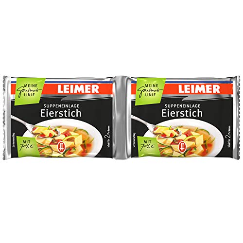 Leimer Suppeneinlage Eierstich, 2 x 50 g von Leimer