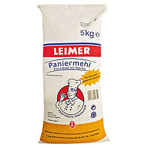 Leimer Paniermehl Extra-Gold mit Paprika 6 x 5 kg von Leimer