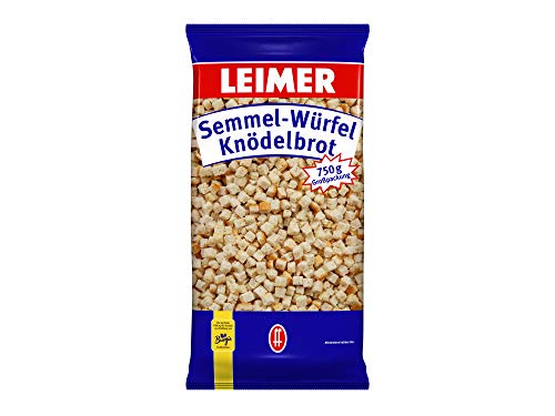LEIMER Semmel-Würfel Knödelbrot 750g – Aus gebackenem Weißbrot, perfekt für lockere Semmelknödel oder Fülle diverser Speisen (1 x 750g) LEIMER Semmel-Würfel Knödelbrot 750g – Aus gebackenem Weißbrot, perfekt für lockere Semmelknödel oder Fülle diverser Speisen (1 x 750g) von Leimer