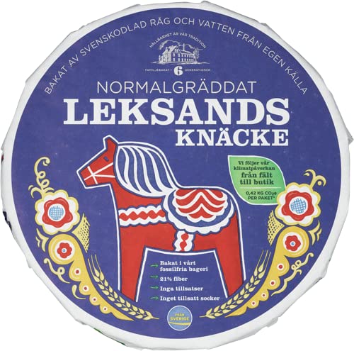 Leksands rundes Knäckebrot (blau), 830g von Leksands