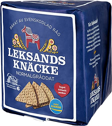 Leksands dreieckiges Knäckebrot, normal gebacken, 200g (blau) von Leksands