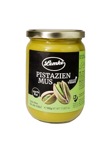 Lemke Pistazienmus - Aus 100% blanchierten Pistazien (500 g) Lemke Pistazienmus - Aus 100% blanchierten Pistazien (500 g) von Lemke - Feines Berliner Marzipan seit 1902