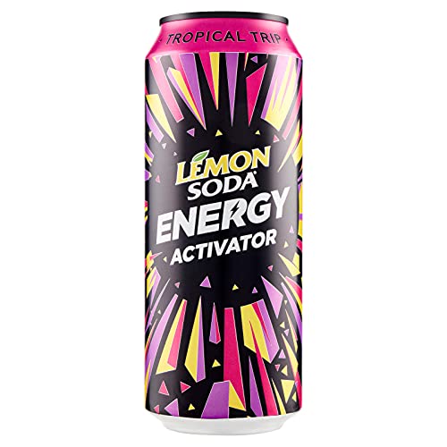 12x Lemonsoda Energy Drink activator Tropical Trip Energiegetränk 500ml alkoholfreies Getränk Sportgetränke von Lemonsoda