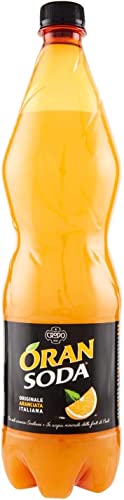 12x Oransoda PET 1 L Campari Flasche Orange Soda Limonade italienisch von Lemonsoda