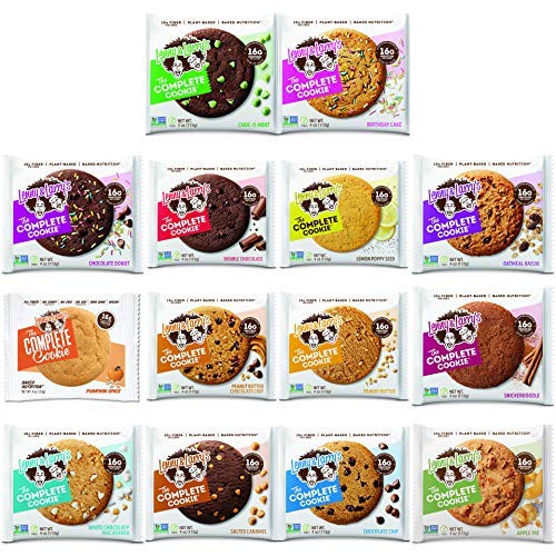 Lenny & Larry's Complete Cookie, 10 Geschmacksrichtungen, 118 ml Kekse, weich gebackene, vegane und gentechnikfreie Proteinkekse, 14 Stück In Tudak-Verpackung von Lenny &