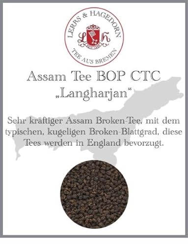 Assam Tee BOP CTC „Langharjan“ 250g von Lerbs & Hagedorn Bremen