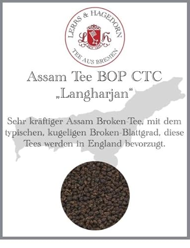 Assam Tee BOP CTC „Langharjan“ 250g von Lerbs & Hagedorn Bremen