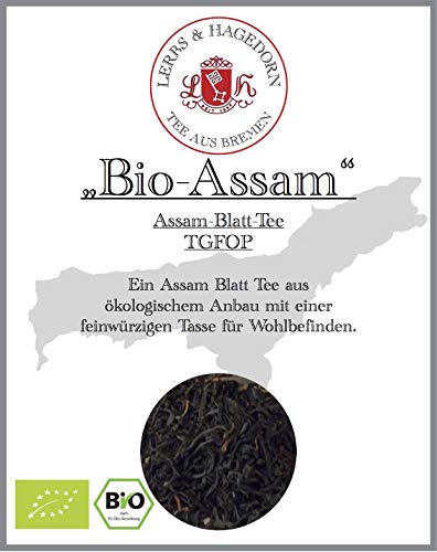 Lerbs & Hagedorn, Bio Assam Tee Blatt Tee TGFOP Typ Sewpur| Feinwürziger Geschmack 1.5kg (ca. 122 Liter) Ökologischer Anbau von Lerbs & Hagedorn