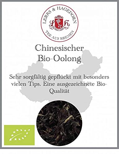Lerbs & Hagedorn, China Tee Bio Oolong| 250g (ca. 21 Liter) Besonders viele Tips Ökologischer Anbau von Lerbs & Hagedorn