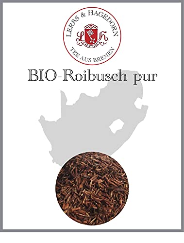 Lerbs & Hagedorn, Bio Roibuschtee|Wunderbarer Natürlicher Roibusch Geschmack 2kg (ca. 163 Liter) Rotbuschtee aus Ökologischem Anbau von Lerbs & Hagedorn