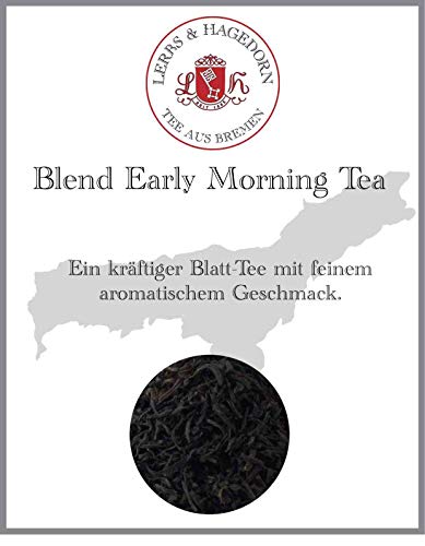Lerbs & Hagedorn, Blend Tea Early Morning Tea | Kräftiger und Feiner Geschmack 2kg (ca. 160 Liter) Blatt Tee von Lerbs & Hagedorn