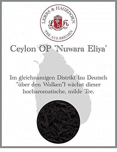 Ceylon OP 'Nuwara Eliya', 1.5kg von Lerbs & Hagedorn Bremen