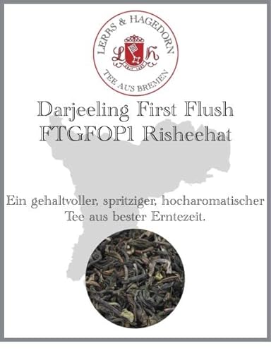 Darjeeling First Flush FTGFOP1 Risheehat 1kg von Lerbs & Hagedorn Bremen
