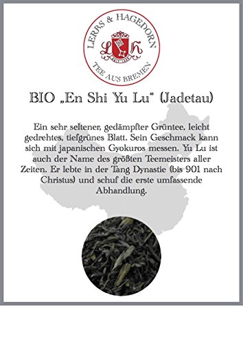 Lerbs & Hagedorn, Bio En Shi Yu Lu| Intensiver Geschmack 1kg (ca. 80 Liter) Tiefgrünes Blatt, Sehr seltener Grüner Tee von Lerbs & Hagedorn