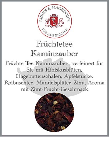 Lerbs & Hagedorn, Früchte Tee Kaminzauber | Zimt Frucht Geschmack 250g (ca. 21 Liter) Hibiskusblüten, Hagebuttenschalen, Apfelstücke, Roibuschtee Lerbs & Hagedorn, Früchte Tee Kaminzauber | Zimt Frucht Geschmack 250g (ca. 21 Liter) Hibiskusblüten, Hagebuttenschalen, Apfelstücke, Roibuschtee von Lerbs & Hagedorn Bremen