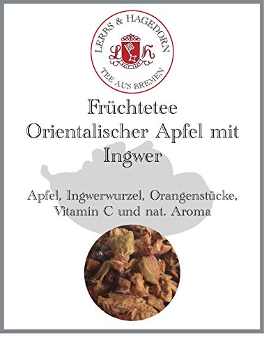 Lerbs & Hagedorn, Orientalischer Apfel mit Ingwer magenschonend | 250g (ca. 21 Liter) Ingwerwurzel, Orangenstücke von Lerbs & Hagedorn Bremen