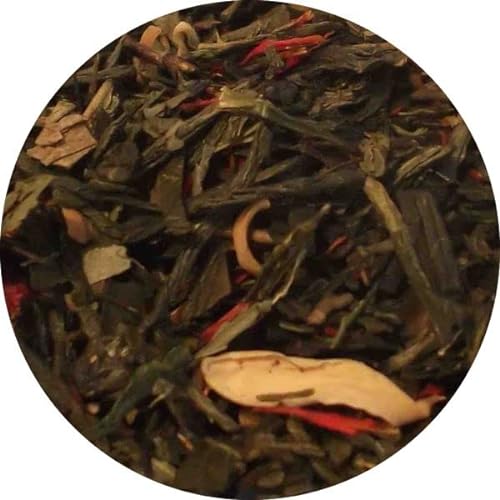 Lerbs & Hagedorn, Grüner Tee Aruba Flip | Frucht-Sahne Geschmack 250g (ca. 21 Liter) Orangenblüten, Himbeerstücken von Lerbs & Hagedorn