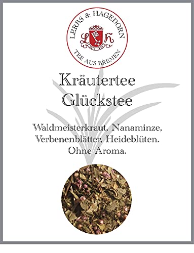 Lerbs & Hagedorn, Kräutertee Glückstee | 1.5kg (ca. 122 Liter) Mit Waldmeister Nanaminze und Verbenenblättern von Lerbs & Hagedorn