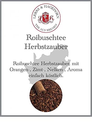 Lerbs & Hagedorn, Roibuschtee Herbstzauber | 250g (ca. 21 Liter) Mit Zimt und Nelken von Lerbs & Hagedorn Bremen