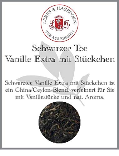 Schwarz-Tee Vanille Extra mit Stückchen, 1.5kg von Lerbs & Hagedorn Bremen