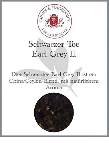 Lerbs & Hagedorn, Schwarzer Tee Earl Grey II | 250g (ca. 21 Liter) Blend mit Ceylon und China Tee als Basis von Lerbs & Hagedorn