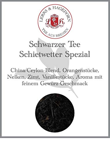 Schwarzer Tee Schietwetter Spezial 250g von Lerbs & Hagedorn Bremen