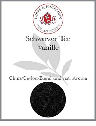 Lerbs & Hagedorn, Schwarzer Tee Vanille| Angenehmer Vanillegeschmack 250g (ca. 21 Liter) Ceylon Tee von Lerbs & Hagedorn Bremen