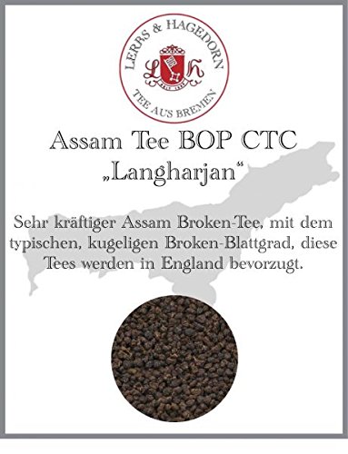 Lerbs & Hagedorn, Assam Tee BOP CTC „Langharjan“ | Typisches Kugeliges Blatt 1kg (ca. 81 Liter) von Lerbs & Hagedorn Bremen