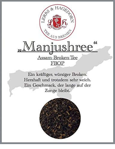 Lerbs & Hagedorn, Assam Tee Broken Tee FBOP Manjushree | Kräftig würziger Geschmack 1kg (ca. 82 Liter) Herzhaft weich von Lerbs & Hagedorn
