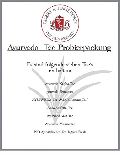 Ayurveda Tee-Probierpackung (7 Sorten) von Lerbs & Hagedorn