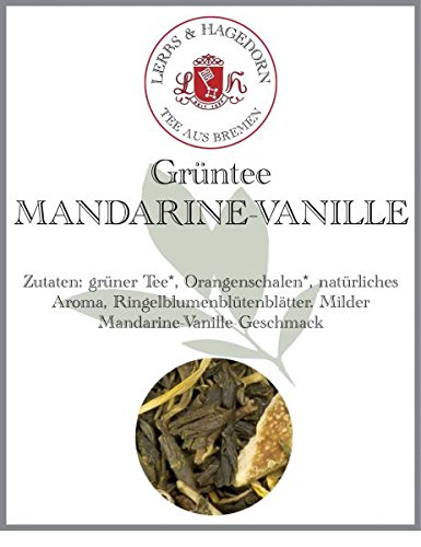 Lerbs & Hagedorn, Grüner Tee Mandarine-Vanille | Milde Mandarine, Vanille 2kg Ca. (160 Liter) von Lerbs & Hagedorn
