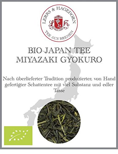 Lerbs & Hagedorn, Japanischer Grüntee Miyazaki Gyokuro Bio | Weich, Umami, Langanhaltend 1kg Ca. (81 Liter) von Lerbs & Hagedorn