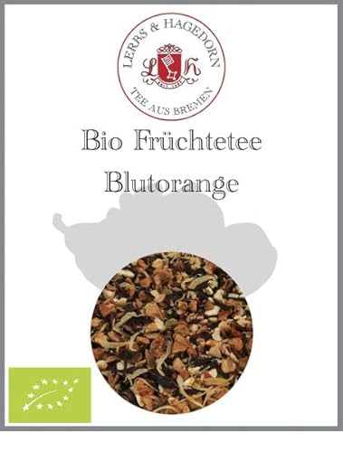 Lerbs & Hagedorn, Bio Früchtetee Blutorange | 1kg (Ca. 81 Liter) Apfelstücke, Orangenschalen, Ringelblumenblüten, Hibiskus von Lerbs & Hagedorn