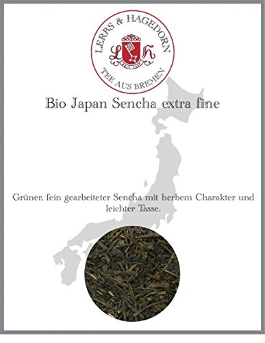 Lerbs & Hagedorn, Bio Japan Sencha extra fine |Herb, Leicht 1kg (ca. 81 Liter) Grüner Tee, Leichte Tasse von Lerbs & Hagedorn