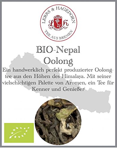 Lerbs & Hagedorn, Oolongtee Oolong Jun Chiyabari Bio | Mit Röstnoten, Langanhaltend, VollmUndig 1kg Ca. (81 Liter) von Lerbs & Hagedorn
